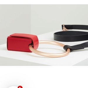 COPY - Boo oh Toto dog poop bag holder in red